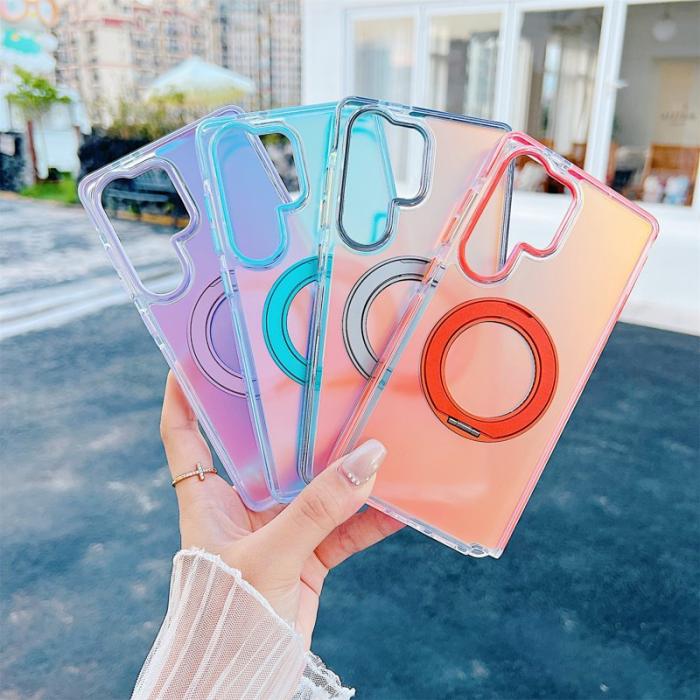 OEM - Mobilskal för Samsung Galaxy S26 Ultra Magnetiskt Kickstand TPU PC - Svart