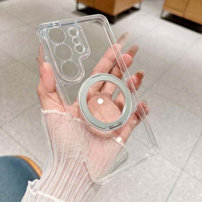 OEM - Mobilskal för Samsung Galaxy S26 Ultra Magnetiskt Kickstand - Transparent