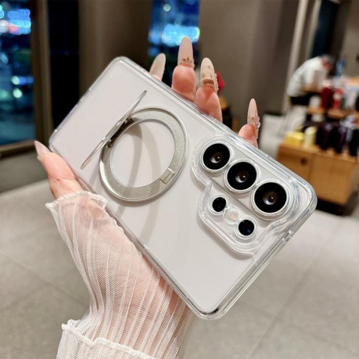 OEM - Mobilskal för Samsung Galaxy S26 Ultra Magnetiskt Kickstand - Transparent