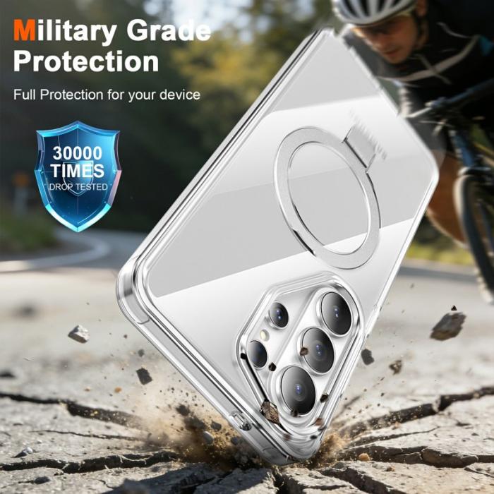 OEM - Mobilskal för Samsung Galaxy S26 Ultra Magnetiskt Kickstand TPU + PC