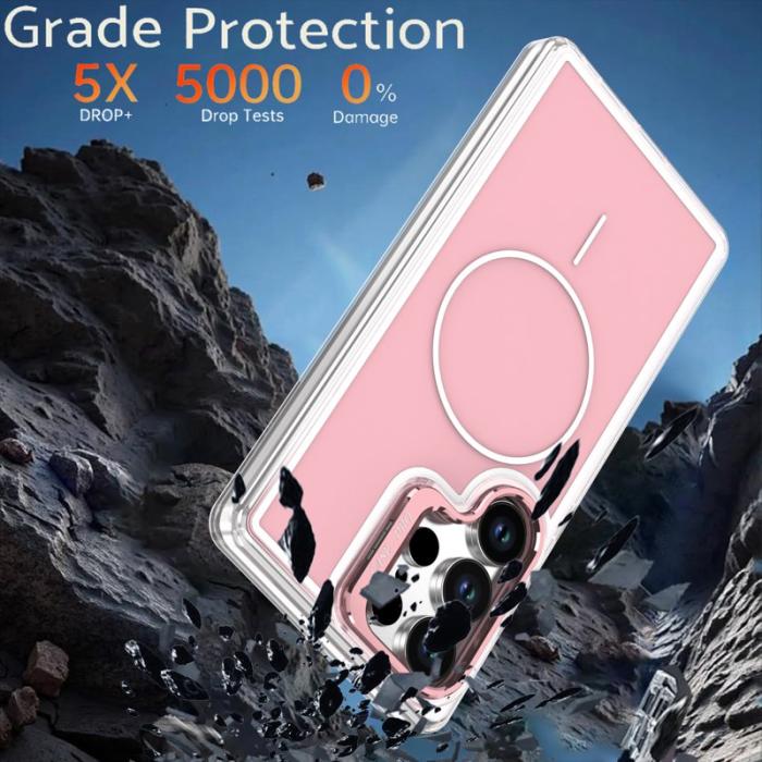 OEM - Mobilskal för Samsung Galaxy S26 Ultra Magnetiskt Kickstand TPU - Rosa