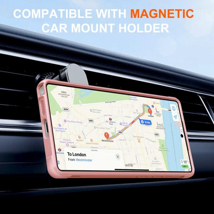 OEM - Mobilskal för Samsung Galaxy S26 Ultra Magnetiskt Kickstand TPU - Rosa