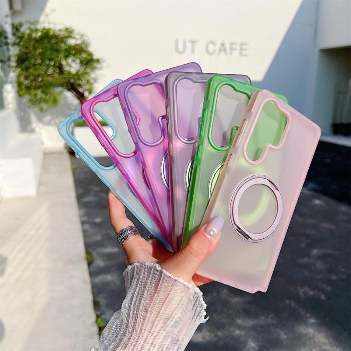 OEM - Mobilskal för Samsung Galaxy S26 Ultra Magnetiskt Kickstand TPU - Rosa