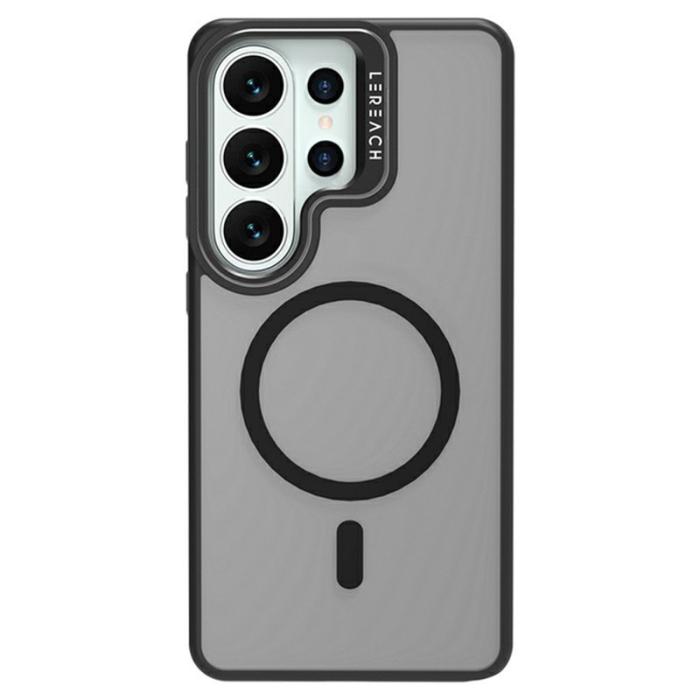 LeReach - LeReach Mobilskal för Samsung Galaxy S26 Ultra Magnetiskt Kickstand TPU - Svart