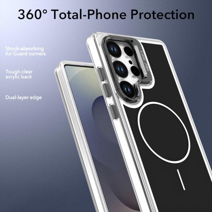 OEM - Mobilskal för Samsung Galaxy S26 Ultra Magnetiskt Kickstand TPU - Svart