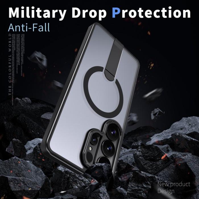 OEM - Mobilskal för Samsung Galaxy S26 Ultra Magnetiskt Kickstand TPU - Svart