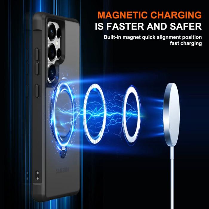 OEM - Mobilskal för Samsung Galaxy S26 Ultra Magnetiskt Kickstand TPU - Svart