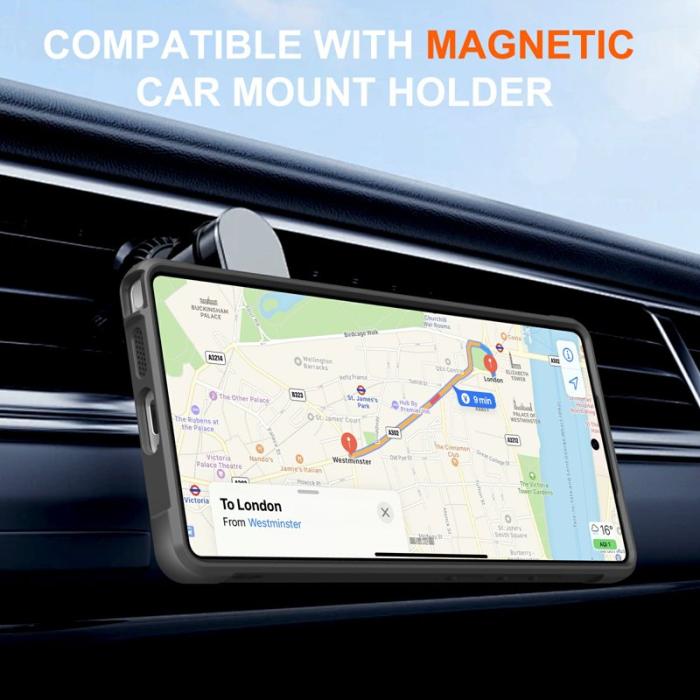 OEM - Mobilskal för Samsung Galaxy S26 Ultra Magnetiskt Kickstand TPU - Svart