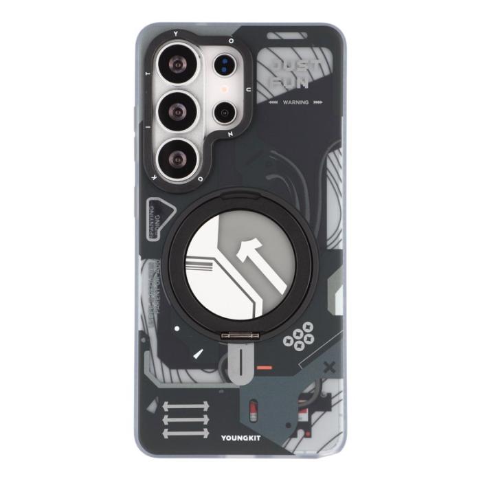 YOUNGKIT - YOUNGKIT Mobilskal för Samsung Galaxy S26 Ultra Magnetiskt Kickstand TPU - Svart