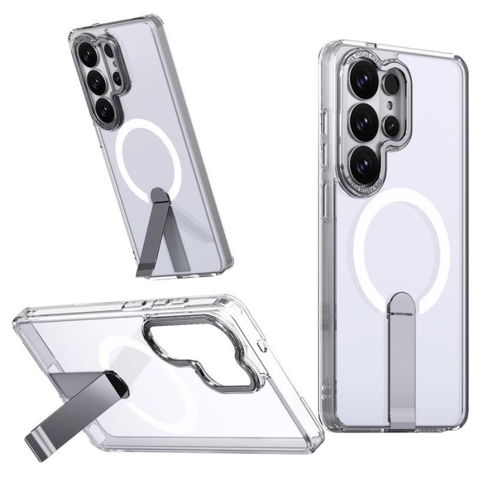 OEM - Mobilskal för Samsung Galaxy S26 Ultra Magnetiskt Kickstand TPU - Transparent
