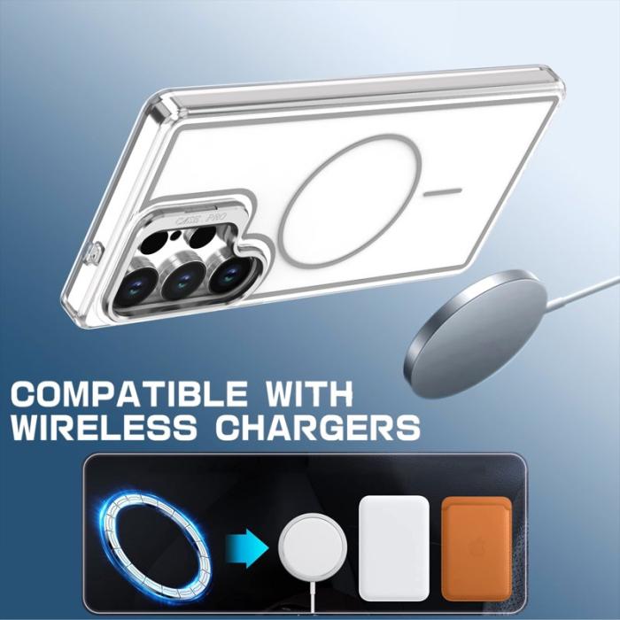 OEM - Mobilskal för Samsung Galaxy S26 Ultra Magnetiskt Kickstand TPU - Vit