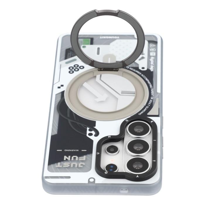 YOUNGKIT - YOUNGKIT Mobilskal för Samsung Galaxy S26 Ultra Magnetiskt Kickstand TPU - Vit