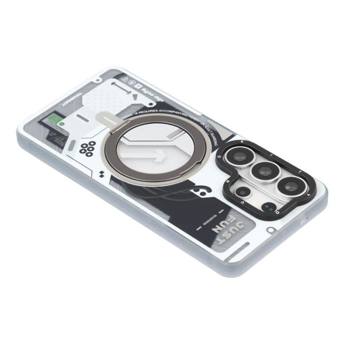 YOUNGKIT - YOUNGKIT Mobilskal för Samsung Galaxy S26 Ultra Magnetiskt Kickstand TPU - Vit