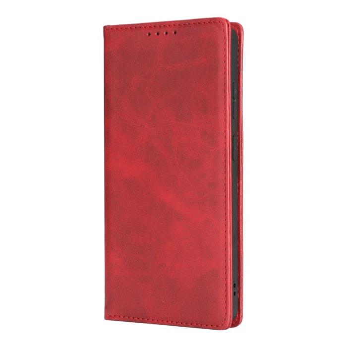 OEM - Mobilskal för Samsung Galaxy S26 Ultra Magnetiskt Konstläder - Röd