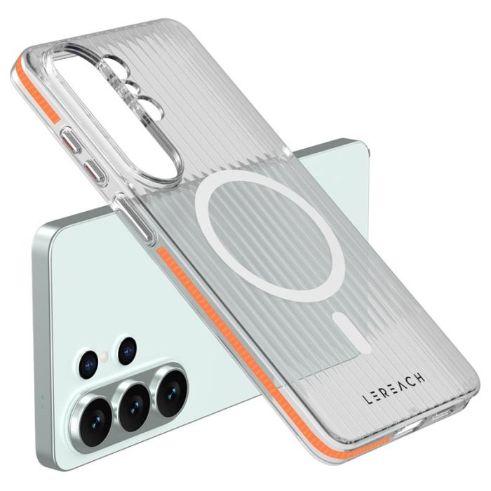 LeReach - LeReach Mobilskal för Samsung Galaxy S26 Ultra Magnetiskt PC - Orange