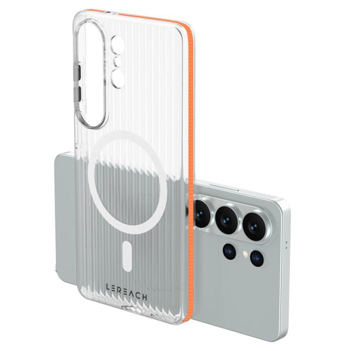 LeReach - LeReach Mobilskal för Samsung Galaxy S26 Ultra Magnetiskt PC - Orange