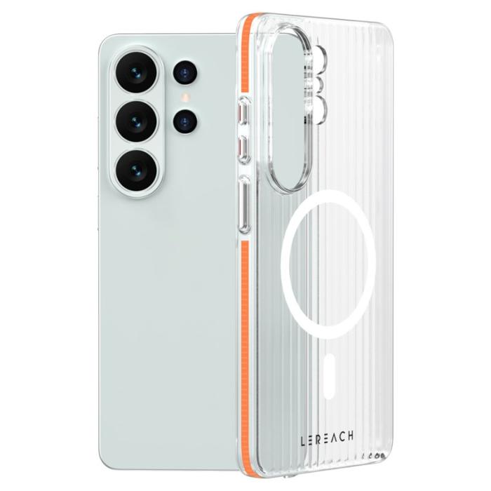 LeReach - LeReach Mobilskal för Samsung Galaxy S26 Ultra Magnetiskt PC - Orange