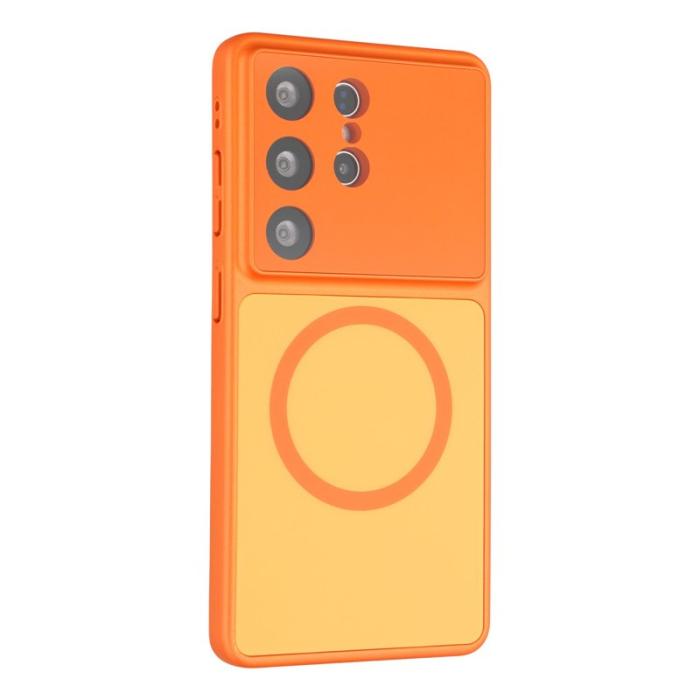 OEM - Mobilskal för Samsung Galaxy S26 Ultra Magnetiskt PC - Orange