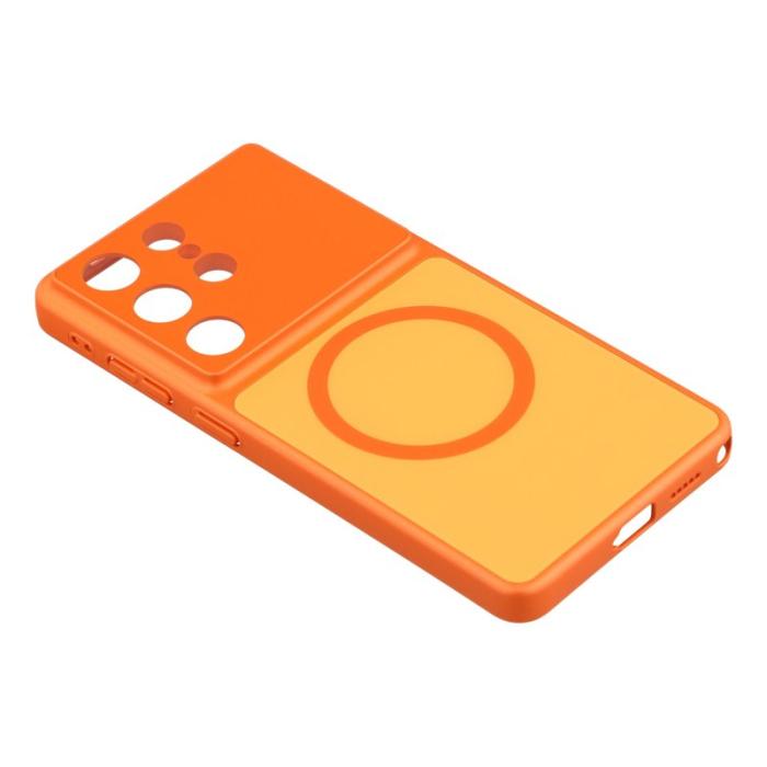 OEM - Mobilskal för Samsung Galaxy S26 Ultra Magnetiskt PC - Orange