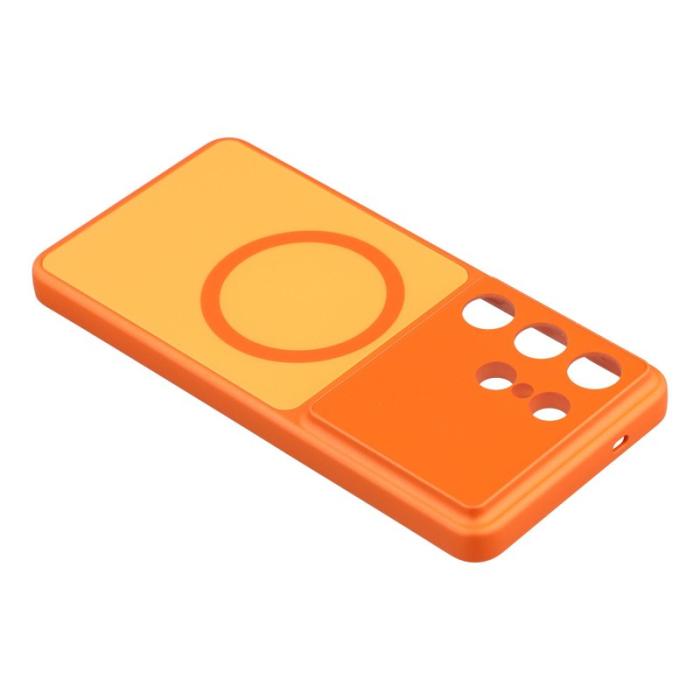 OEM - Mobilskal för Samsung Galaxy S26 Ultra Magnetiskt PC - Orange