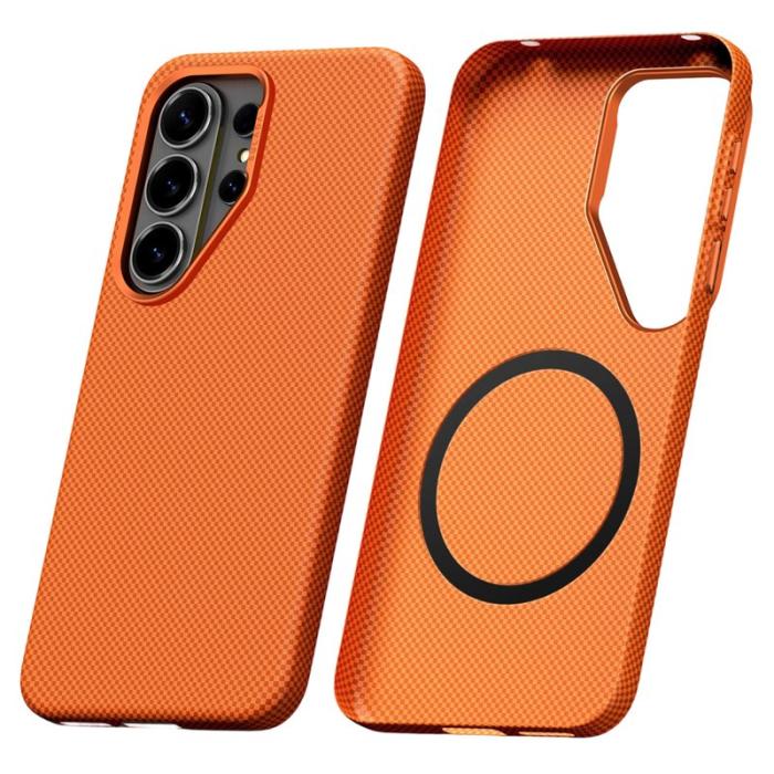 SULADA - Sulada Mobilskal för Samsung Galaxy S26 Ultra Magnetiskt PC - Orange