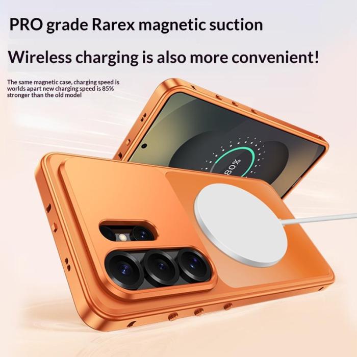 OEM - Mobilskal för Samsung Galaxy S26 Ultra Magnetiskt PC - Orange