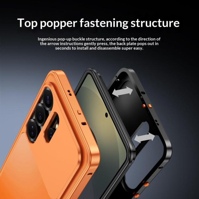 OEM - Mobilskal för Samsung Galaxy S26 Ultra Magnetiskt PC - Orange