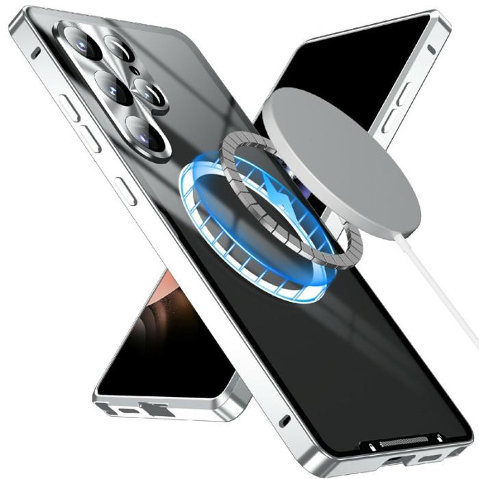 OEM - Mobilskal för Samsung Galaxy S26 Ultra Magnetiskt PC - Silver