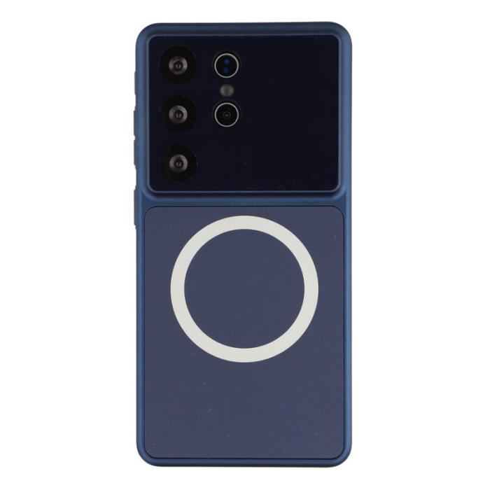 OEM - Mobilskal för Samsung Galaxy S26 Ultra Magnetiskt PC - Titanblå