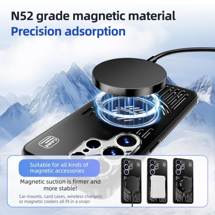 ABEEL - ABEEL Mobilskal för Samsung Galaxy S26 Ultra Magnetiskt PC + TPU - Blå