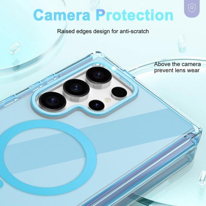 OEM - Mobilskal för Samsung Galaxy S26 Ultra Magnetiskt PC + TPU - Blå