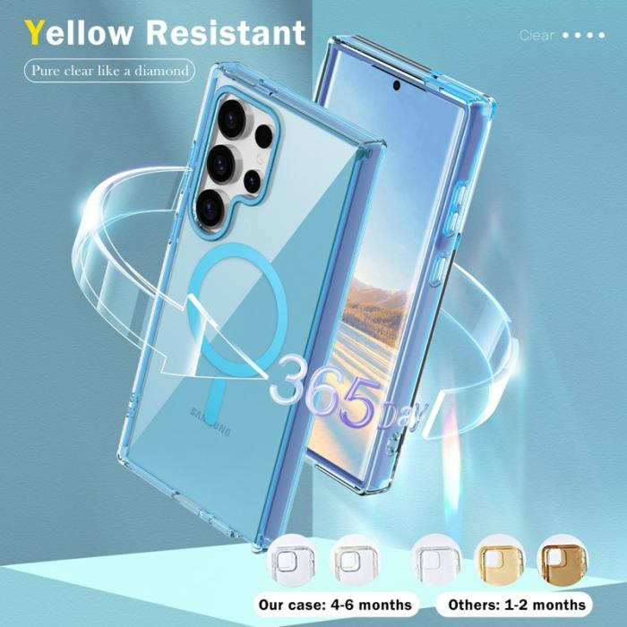 OEM - Mobilskal för Samsung Galaxy S26 Ultra Magnetiskt PC + TPU - Blå