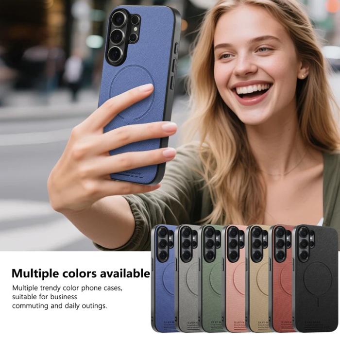 OEM - Mobilskal för Samsung Galaxy S26 Ultra Magnetiskt PC + TPU - Blå