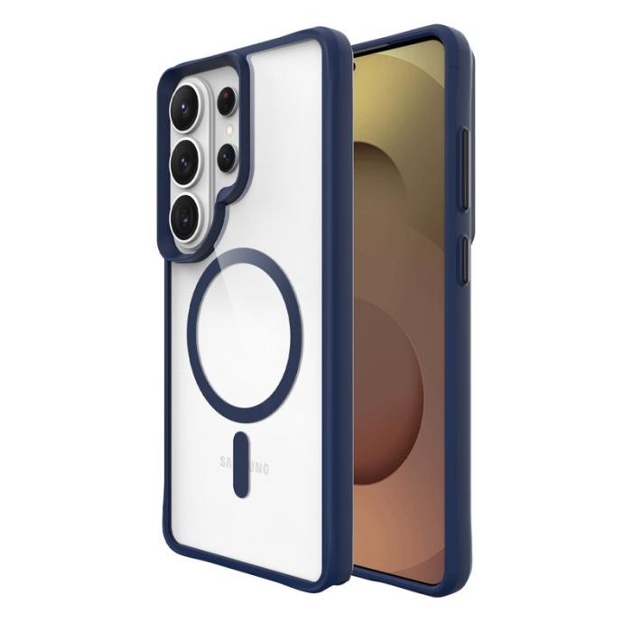 OEM - Mobilskal för Samsung Galaxy S26 Ultra Magnetiskt PC + TPU - Blå