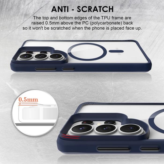 OEM - Mobilskal för Samsung Galaxy S26 Ultra Magnetiskt PC + TPU - Blå