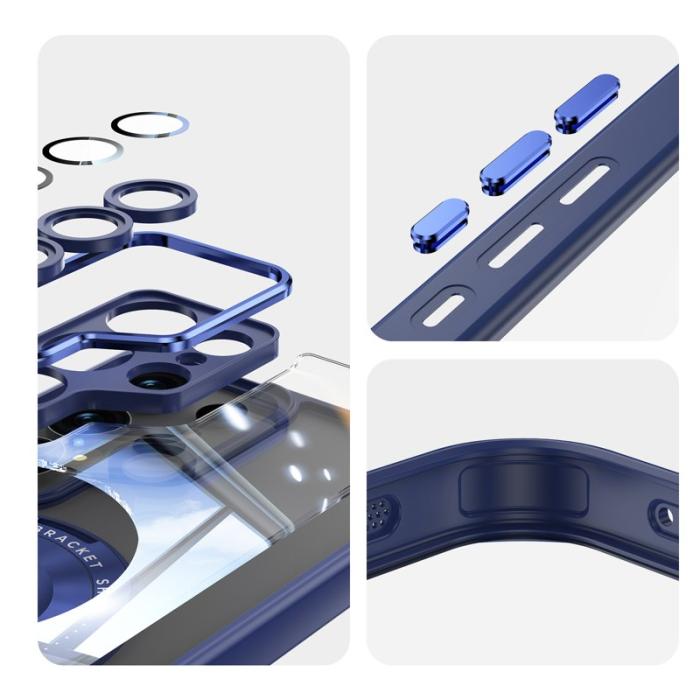 OEM - Mobilskal för Samsung Galaxy S26 Ultra Magnetiskt PC + TPU - Blå