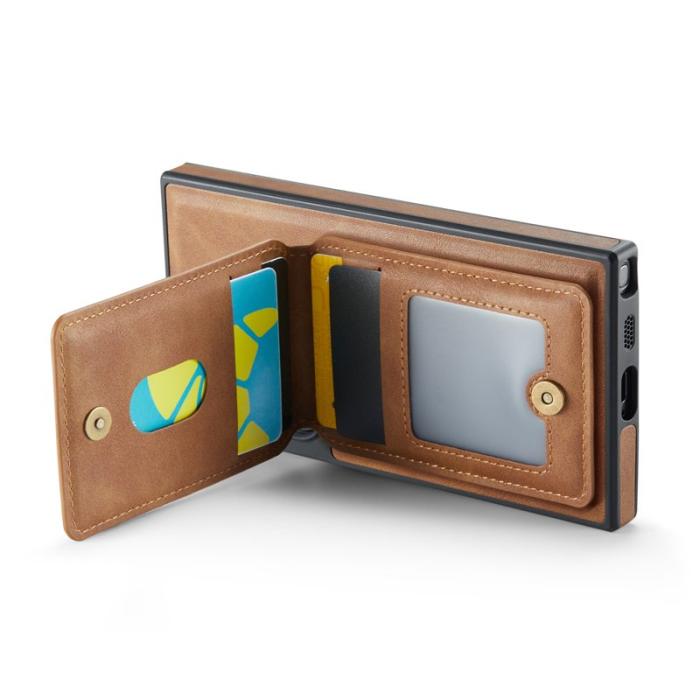 MAGKING - MAGKING Mobilskal för Samsung Galaxy S26 Ultra Magnetiskt PC + TPU - Brun