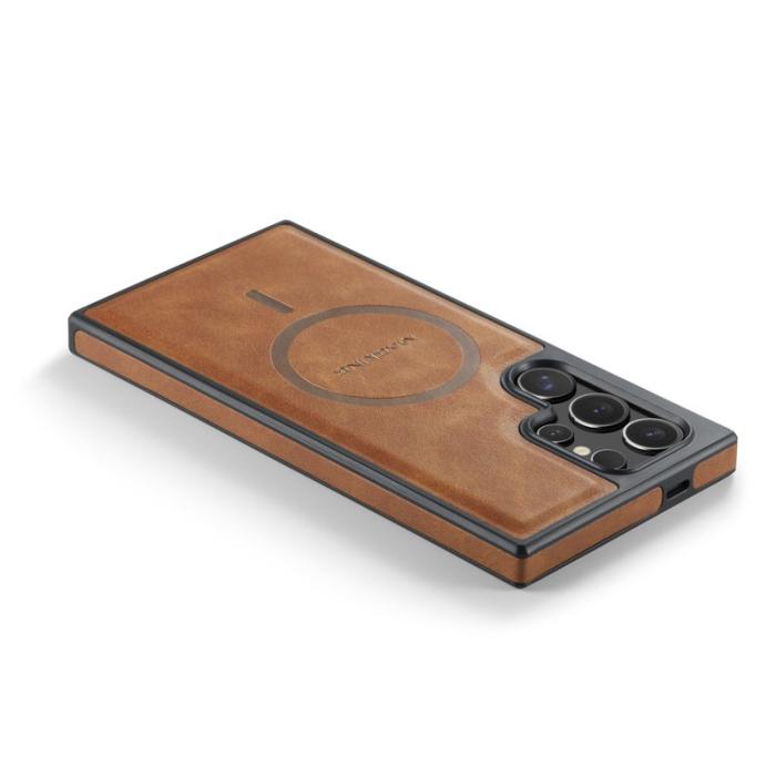 MAGKING - MAGKING Mobilskal för Samsung Galaxy S26 Ultra Magnetiskt PC + TPU - Brun