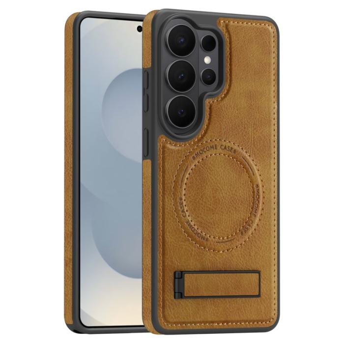 OEM - Mobilskal för Samsung Galaxy S26 Ultra Magnetiskt PC + TPU - Brun