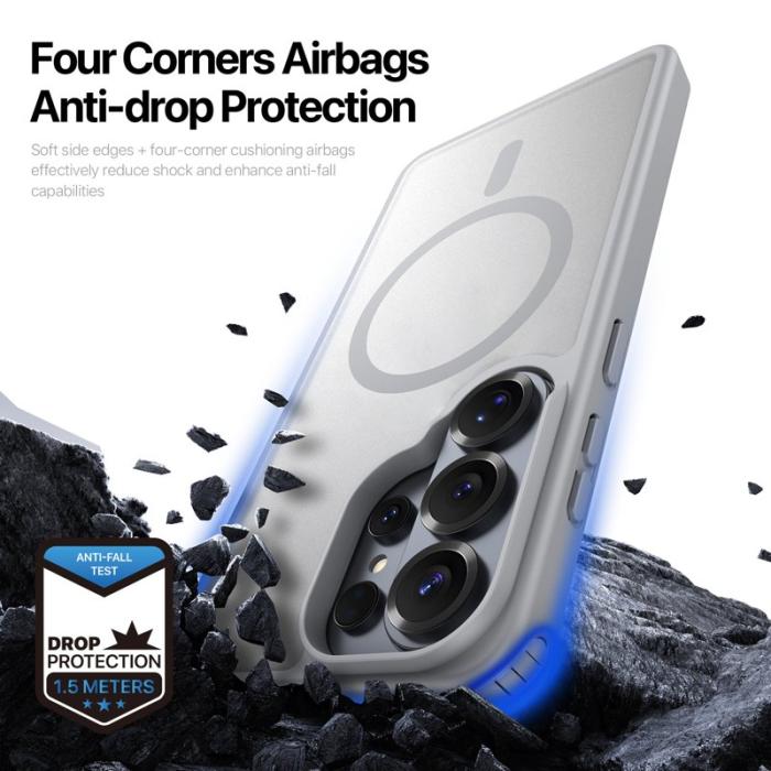 Dux Ducis - Dux Ducis Mobilskal för Samsung Galaxy S26 Ultra Magnetiskt PC + TPU - Grå