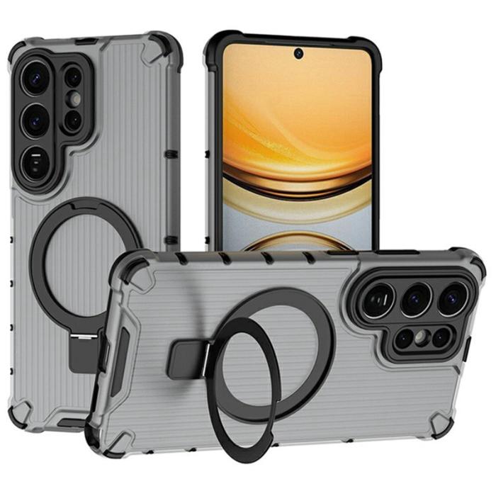 OEM - Mobilskal för Samsung Galaxy S26 Ultra Magnetiskt PC + TPU - Grå