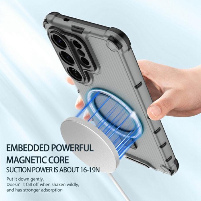 OEM - Mobilskal för Samsung Galaxy S26 Ultra Magnetiskt PC + TPU - Grå