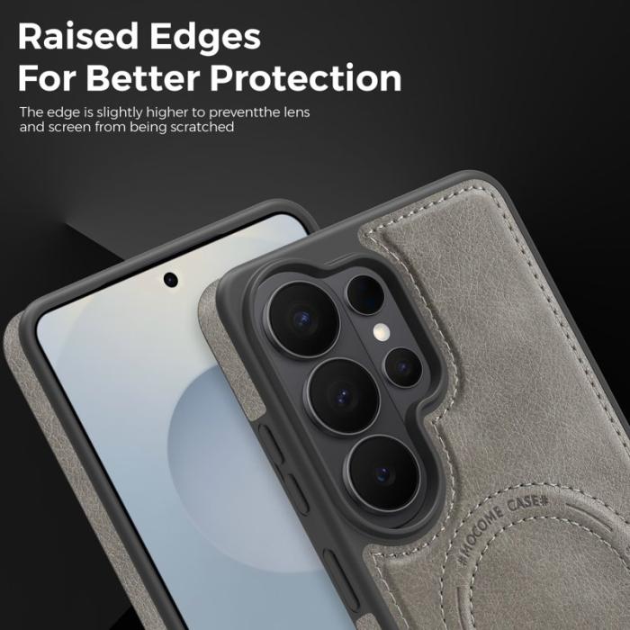 OEM - Mobilskal för Samsung Galaxy S26 Ultra Magnetiskt PC + TPU - Grå