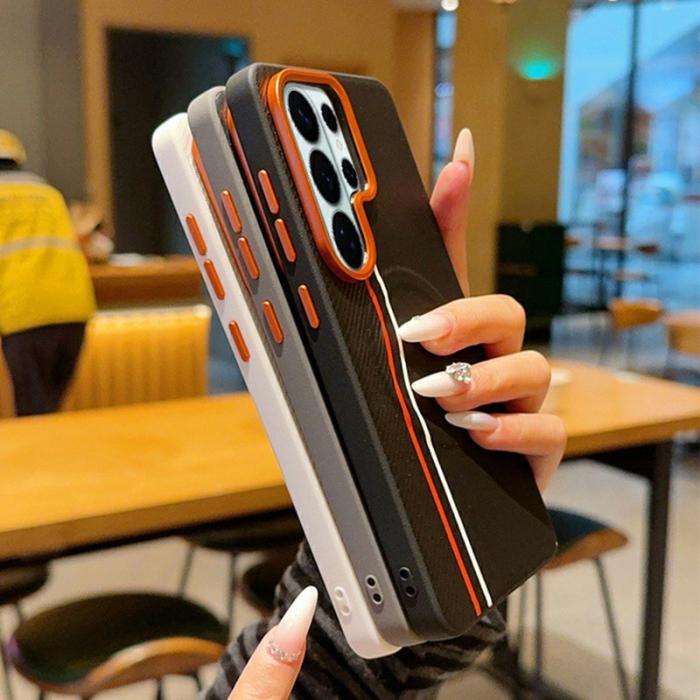 OEM - Mobilskal för Samsung Galaxy S26 Ultra Magnetiskt PC + TPU - Grå