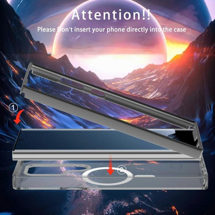 OEM - Mobilskal för Samsung Galaxy S26 Ultra Magnetiskt PC + TPU - Grå