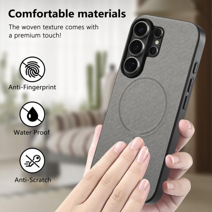 OEM - Mobilskal för Samsung Galaxy S26 Ultra Magnetiskt PC + TPU - Grå