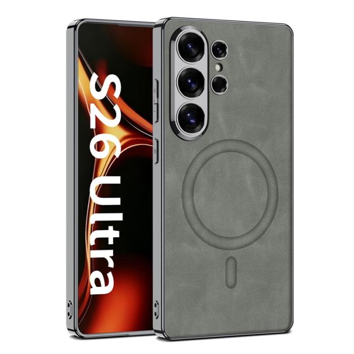 GKK - GKK Mobilskal för Samsung Galaxy S26 Ultra Magnetiskt PC + TPU - Grå