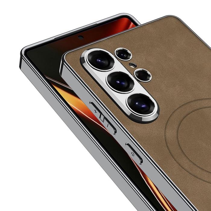 GKK - GKK Mobilskal för Samsung Galaxy S26 Ultra Magnetiskt PC + TPU - Grå