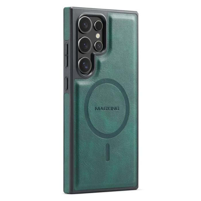 MAGKING - MAGKING Mobilskal för Samsung Galaxy S26 Ultra Magnetiskt PC + TPU - Grön