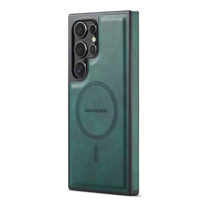 MAGKING - MAGKING Mobilskal för Samsung Galaxy S26 Ultra Magnetiskt PC + TPU - Grön